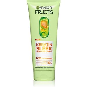 Garnier - Fructis Keratin Sleek - Conditioner - 200 ml - Voor Droog en Broos Haar