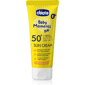 Chicco Baby Moments Sun Zonnebrandcrème SPF 50+ voor Kinderen vanaf Geboorte 75 ml