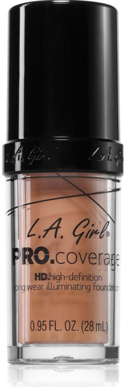 L.A. Girl Cosmetics - PRO. Coverage - Verhelderende Vloeibare Make-up - Nude Beige - 28 ml