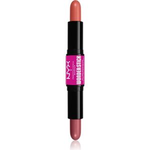 NYX Professional Makeup Wonder Stick Cream Blush Dubbelzijdige Contouren Stick Tint  02 Honey Orange N Rose 2x4 gr