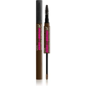 NYX Professional Makeup Zero To Brow Gel Wenkbrauw Gel met Applicator Tint 06 Chocolate 2 ml