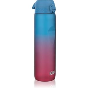 Ion8 Leak Proof waterfles Grote Motivator Blue & Pink 1000 ml