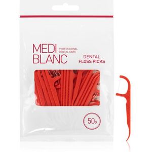 MEDIBLANC - Dental Floss Picks - Tandenstokers - 50 st - Flossdraad