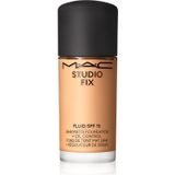 MAC Cosmetics Mini Studio Fix Fluid SPF 15 24HR Matte Foundation + Oil Control Matterende Make-up SPF 15 Tint NC20 15 ml