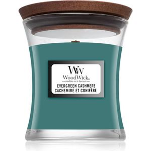 WoodWick Geurkaars Mini Evergreen Cashmere 85 gr