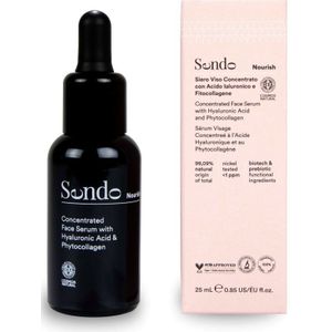 Sendo - Nourish Gezichtsserum - 25 ml - Hyaluronzuur en Fytocollageen