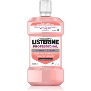 Listerine Professional Gum Protection+ Mondwater voor Bescherming van Tanden en Tandvlees 500 ml