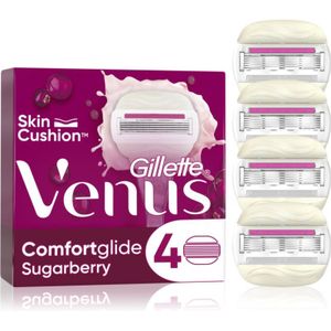 Gillette Venus ComfortGlide Sugarberry Vervangende Open Messen 4 st