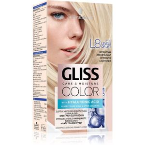 Schwarzkopf Gliss Color Pernamente Haarkleuring Tint L8 Intensive Lightener 1 st