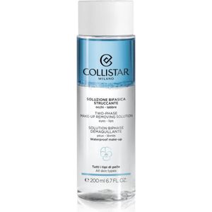 Collistar Cleansers Two-phase Make-up Removing Solution Eyes-Lips tweefasen waterproof make-up remover voor ogen en lippen 200 ml