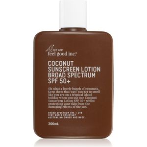 We Are Feel Good Inc. Coconut Zonnebrandcrème SPF 50+ 200 ml