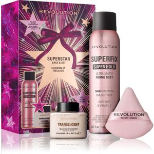 Makeup Revolution - Xmas 2025 Superstar - Kerstset voor het Gezicht - 150 ml Make-up Fixingspray
