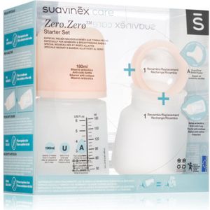 Suavinex Zero Zero Starter Set Gift Set A Adaptable Flow 0 m+(voor Kinderen vanaf Geboorte )