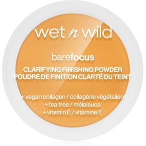 Wet n Wild Bare Focus Clarifying Finishing Powder Matterende Poeder Tint Medium/Tan 6 g