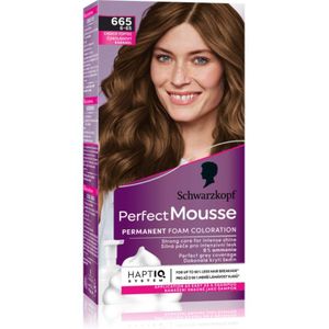 Schwarzkopf - Perfect Mousse - Haarkleuring - Tint 665 Choco Toffee - 1 st