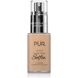 PÜR Cosmetics 4-in-1 Love Your Selfie Foundation en Concealer 2 in 1 Tint MG5 30 ml