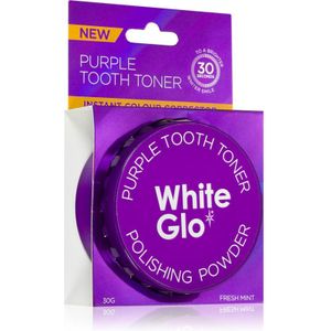 White Glo - Purple Tooth Toner Powder - Tandpoeder - 30 g - Whitening
