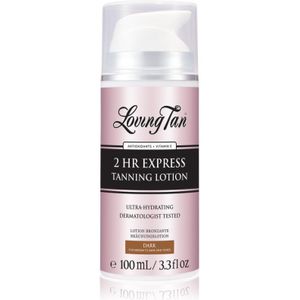 Loving Tan 2 HR Express Hydraterende Zelfbruinings Melk Tint Dark 100 ml