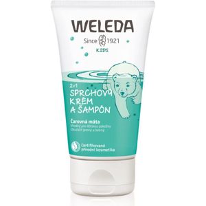 Weleda Kids Magic Mint douchecrème en shampoo voor kinderen 2 in 1 150 ml