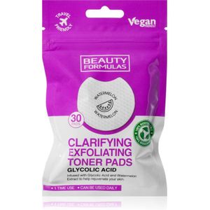 Beauty Formulas Glycolic Acid Make-up Remover Pads 30 st