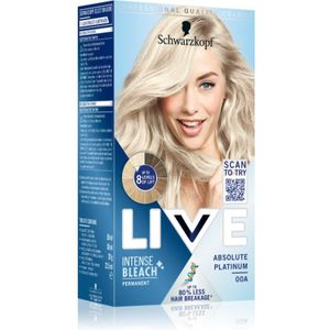 Schwarzkopf LIVE Intense Bleach ontkleuringsmiddel voor het Haar 00A Absolute Platinum 1 st