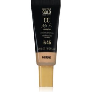 Dripping Gold CC Me In Mini Trial Lichte Foundation SPF 45 Tint Beige 04 5 ml
