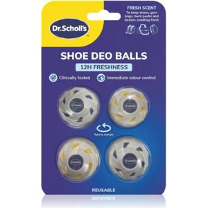 Scholl - Odour-X Shoe Deo Balls - Verfrissingsparels - 4 Stuks