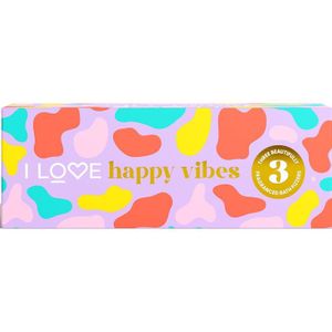 I Love Special Moments Happy Vibes badbom geuren Mango, Grapefruit, Peach 3x150 g