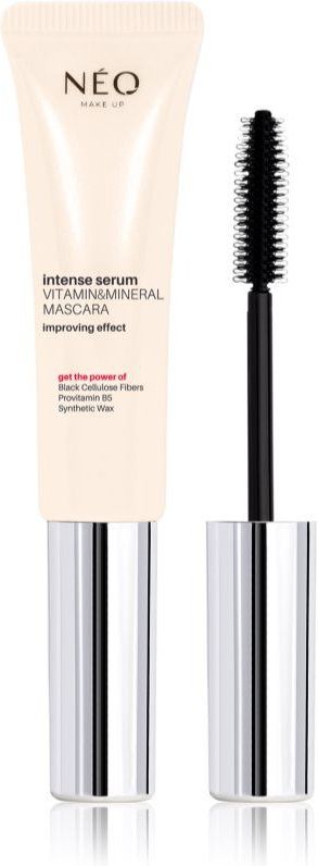 NEO MAKE UP - Intense Serum Vitamin & Mineral Mascara - Voedend - Tint Black - 9 ml