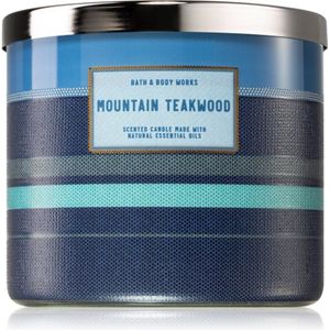 Bath & Body Works Mountain Teakwood geurkaars I. 411 gr