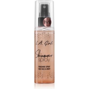 L.A. Girl Cosmetics - Shimmer Spray - Make-up Spray - Rose Gold - 80 ml