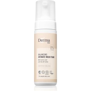 Derma Eco Intimate Wash Foam - Parfumvrij - Vegan - Hypoallergeen - Gezonde balans