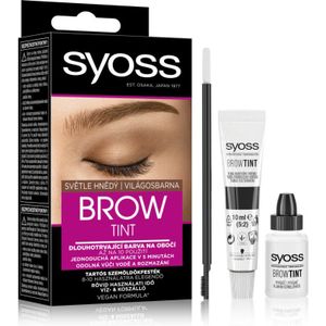 Syoss Brow Tint Wenkbrauwverf Tint Light Brown 10 ml