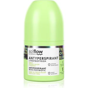so!flow Antiperspirant With Postbiotic Antitranspirant Roll-On 50 ml