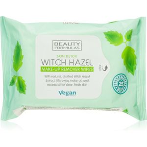 Beauty Formulas - Witch Hazel - Reinigende en Make-up Removing Doekjes - 25 st