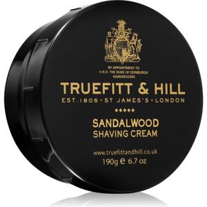 Truefitt & Hill - Scheercrème - Sandalwood - 190 gr
