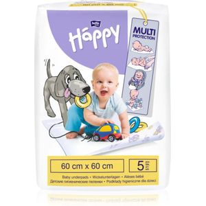 Bella Baby Happy SIze L wegwerpverschoningsmatjes 60x60cm 5 st