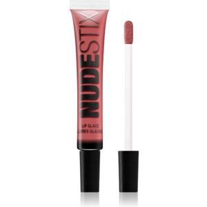 Nudestix Lip Glace Lipgloss voor meer Volume Tint Nude 02 10 ml