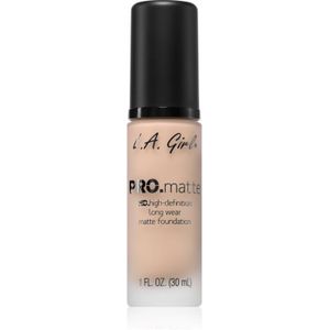 L.A. Girl Cosmetics PRO. Matte HD - Langaanhoudende Make-up - Tint Natural - 30 ml