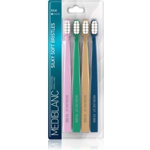 MEDIBLANC Toothbrush Silk Tandenborstel met zachte borstelharen 4 st