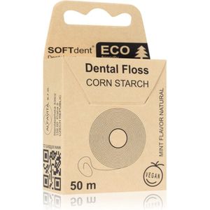 SOFTdent - ECO Corn Starch - Flosdraad - Mint - 50 m