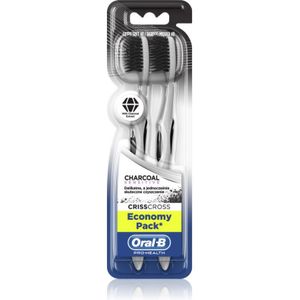 Oral B - 3D White Charcoal - Tandenborstel - 2 Stuks