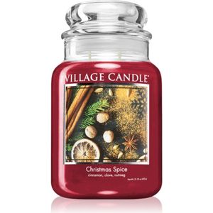 Village Candle Christmas Spice geurkaars (Glass Lid) 602 gr