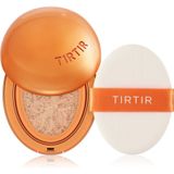TIRTIR Mask Fit AI Fliter Cushion Langaanhoudende Make-up Kussentje met Matterend Effect Tint 21N Ivory 18 g