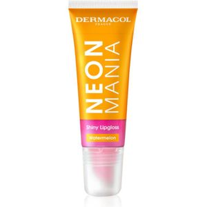 Dermacol Neon Mania Lipgloss in Tube Tint Watermelon 10 ml