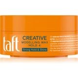 Schwarzkopf Taft Looks Creative Modelerende wax Ultra Strong Fixatie 75 ml