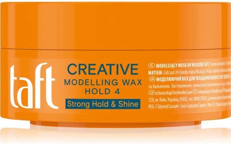 Schwarzkopf Taft Looks Creative Modelerende wax Ultra Strong Fixatie 75 ml