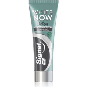 Signal White Now Detox Charcoal Whitening Tandpasta met Actiefkool 75 ml