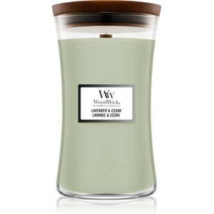 WoodWick Lavender & Cedar Large Candle