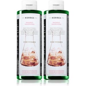 Korres Cystine & Glycoprotein Shampoo tegen Haarverdunning en Haaruitval handige verpakking